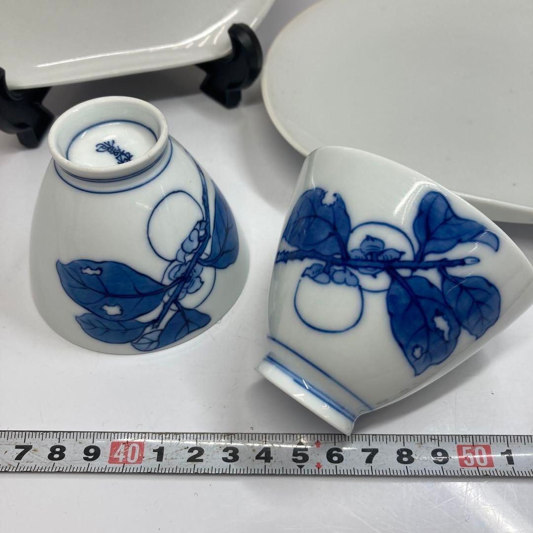 酒井田柿右衛門　茶器と皿4点　東Y5-1101① 酒井田柿右衛門 茶器と皿4点 東Y5-1101① - メルカリ