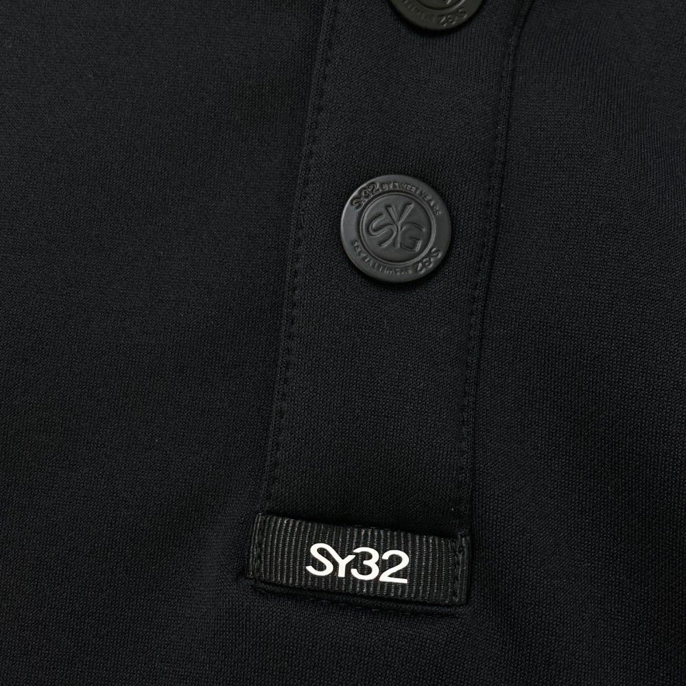 サイズ：M SY32 BY SWEET YEARS GOLF エスワイサーティトゥ SYG-23A08 フリーススウェット  ブラック系 [240101419605] ゴルフウェア メンズ ストスト 新品】SY32 BY SWEET YEARS GOLF エスワイサーティトゥ SYG
