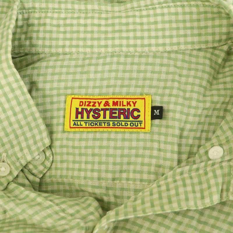ヒステリックグラマー　HEMP CROWN刺繍シャツ HYSTERIC GLAMOUR（ヒステリックグラマー）の「HEMP CROWN刺繍