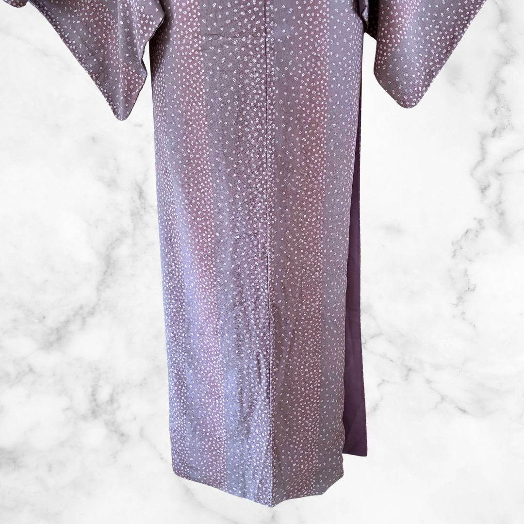 平和屋着物▽服飾評論家 市田ひろみ 小紋 単衣 雪輪宝尽くし文 洗える  