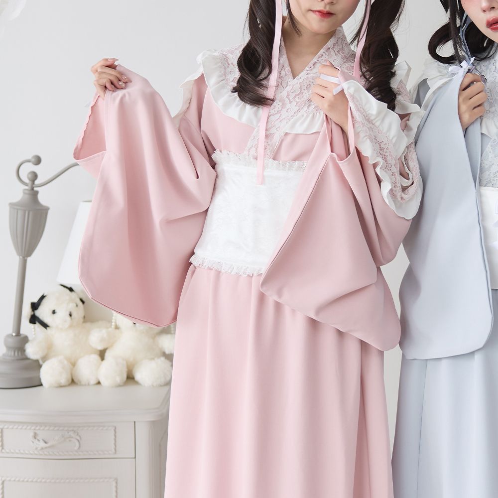 Dear My Love フリルレースプリンセス浴衣 Timesale対象】【送料無料】フリルレースプリンセス浴衣
