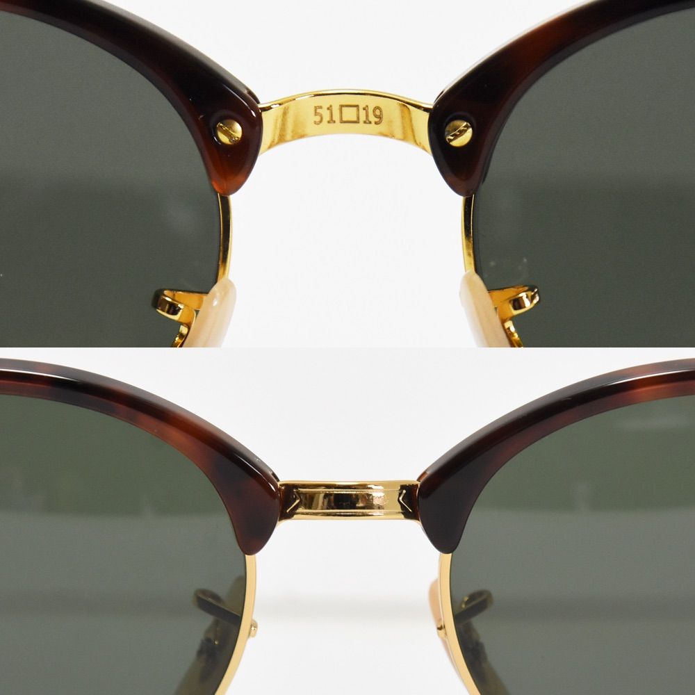 Ray-Ban RB4246 クラブラウンド　サングラス　べっ甲 芸能人愛用者多数！Ray-Banのブロウサングラス「CLUBROUND