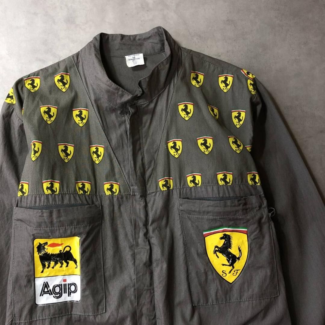 フェラーリロゴデザイン メカニックジャンプスーツ