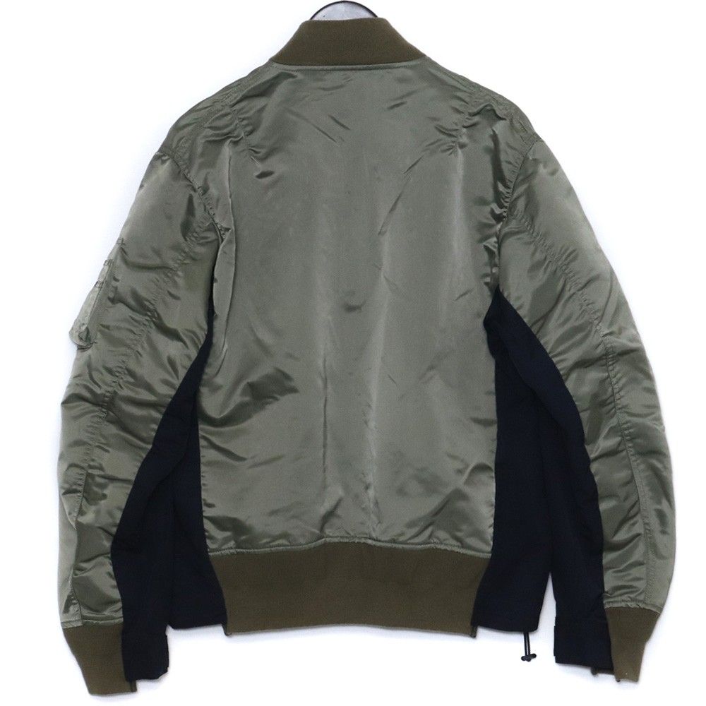 【美品】Sacai　22ss　Nylon Twill Mix Blouson Nylon Twill Mix Quilted Blouson – La Garçonne
