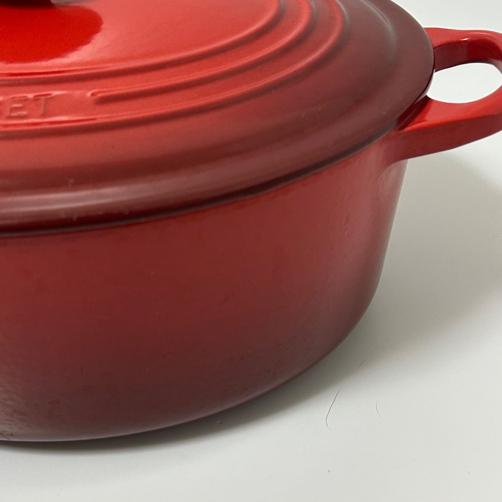Le Creuset ル・クルーゼ オーバル 両手鍋 29cm チェリーレッド 鋳物