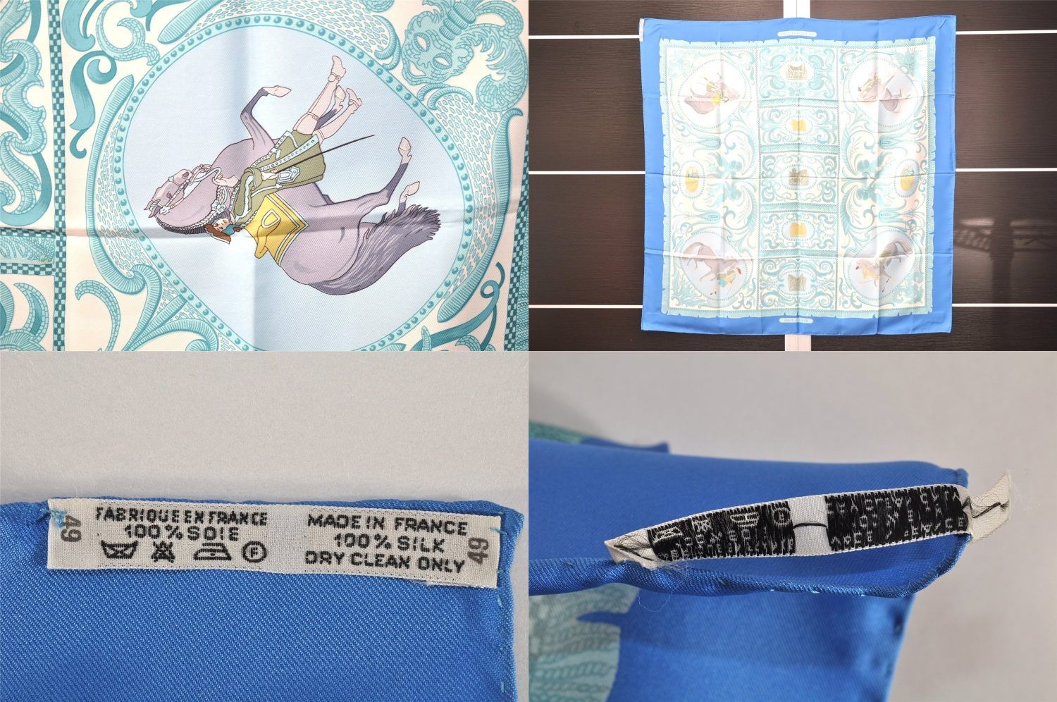 HERMES LA PRESENTATION スカーフ La Promenade du Matin Bandana double face scarf 140 | Hermès USA