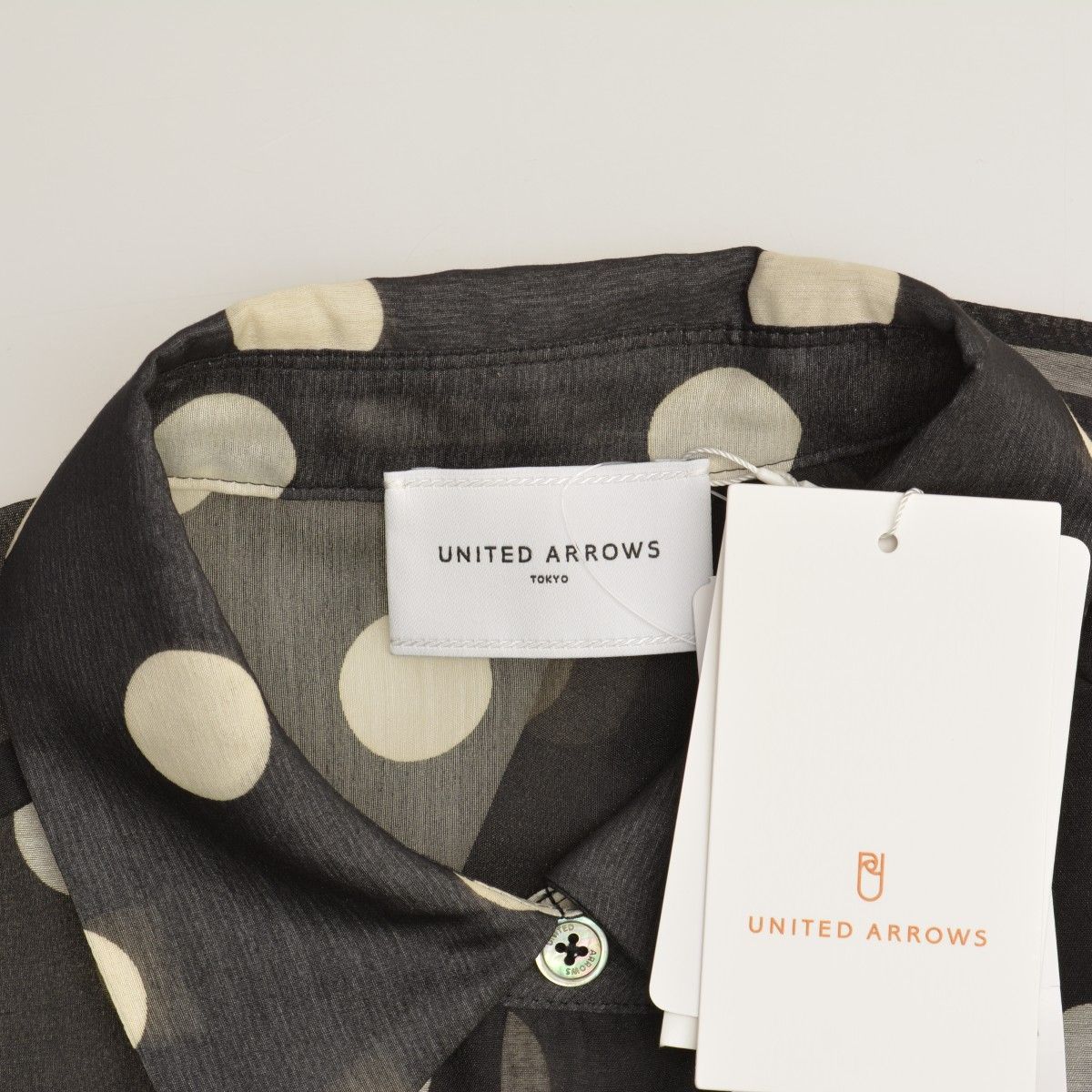 UNITEDARROWS】24SS 1511-162-1452-0930 オーガンジー プリントシャツ 