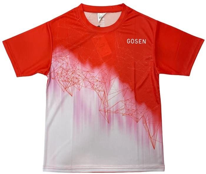 【新品・5営業日で発送】ゴーセン グラデーションTシャツ (JPT25) 色 : コーラルレッド サイズ : SS 