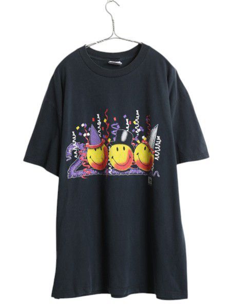 お得なクーポン配布中!】 00s スマイル イラスト プリント Tシャツ