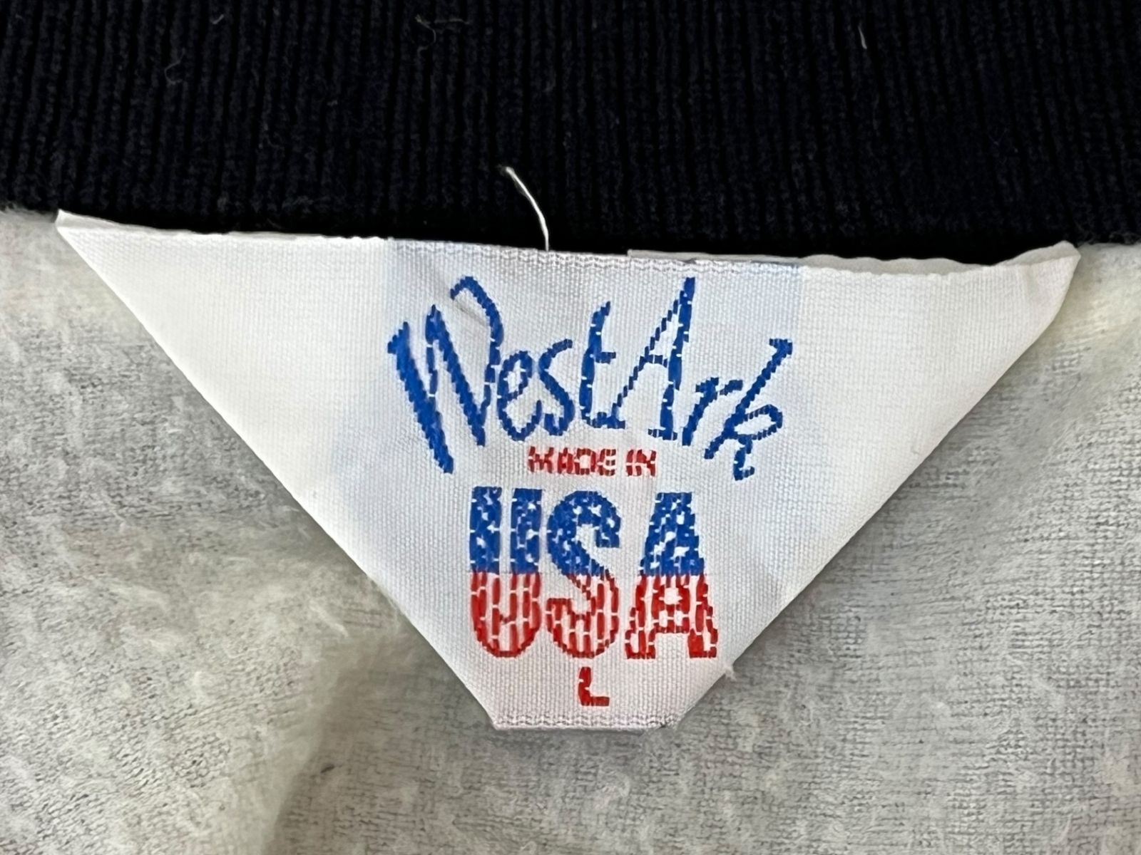 まとめ売り【Westark ウエストアーク】 West Ark (ウエストアーク) 90s USA製 古着 サテンスタジャン 裏地付き