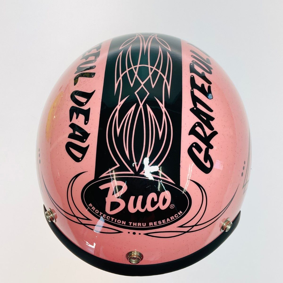 Grateful Dead Buco ジェットヘルメット ピンクXS