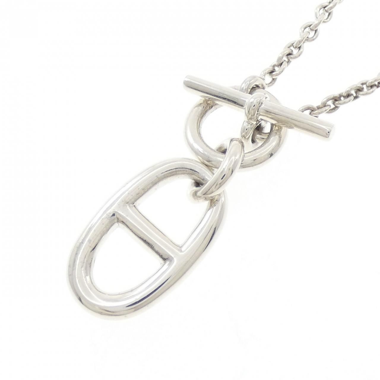 超希少【新品未開封】エルメス シェーヌダンクル ネックレス GM31 コマ ギャランティ原本付 新品 エルメス シェーヌダンクル ネックレス