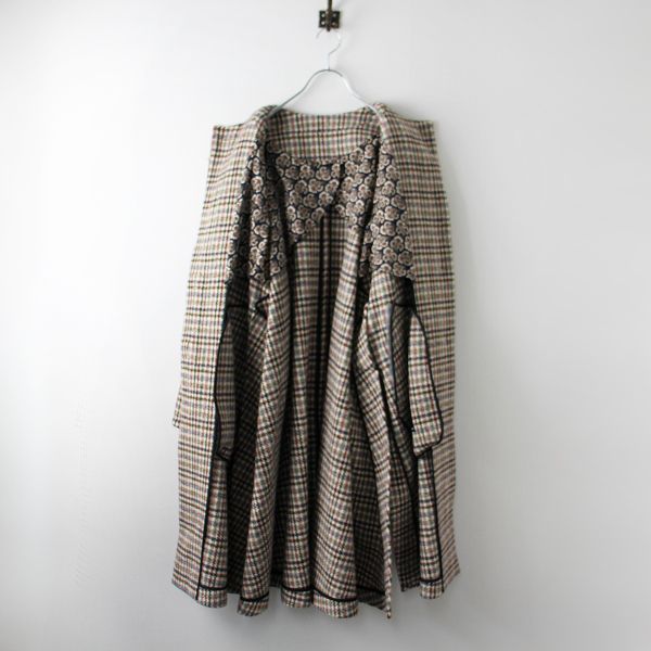 美品 2022AW Lois CRAYON ロイスクレヨン 受注コート ファー