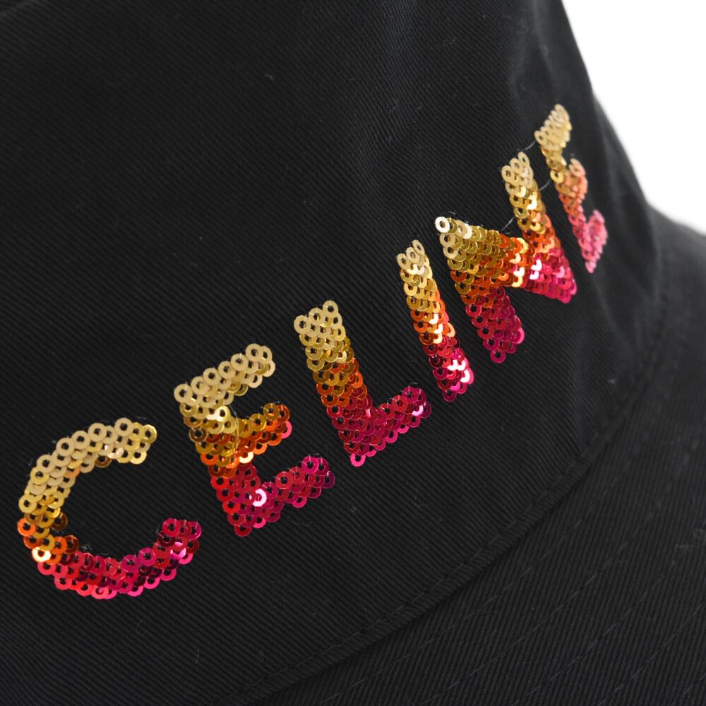 CELINE (セリーヌ) 22AW Embroidered Bucket Hat Cotton Gabardine