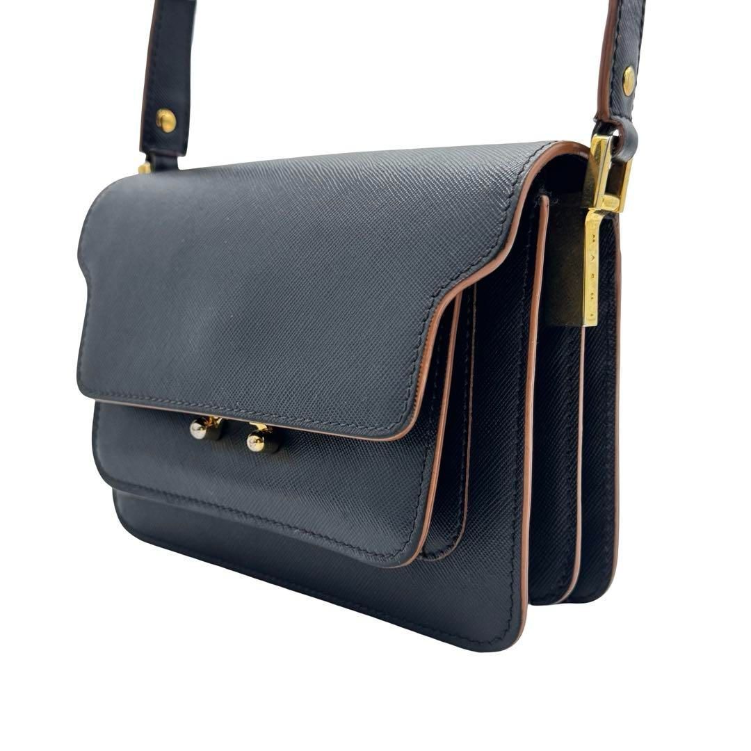 MARNI マルニ ショルダーバッグ トランク ゴールド金具 斜めがけ
