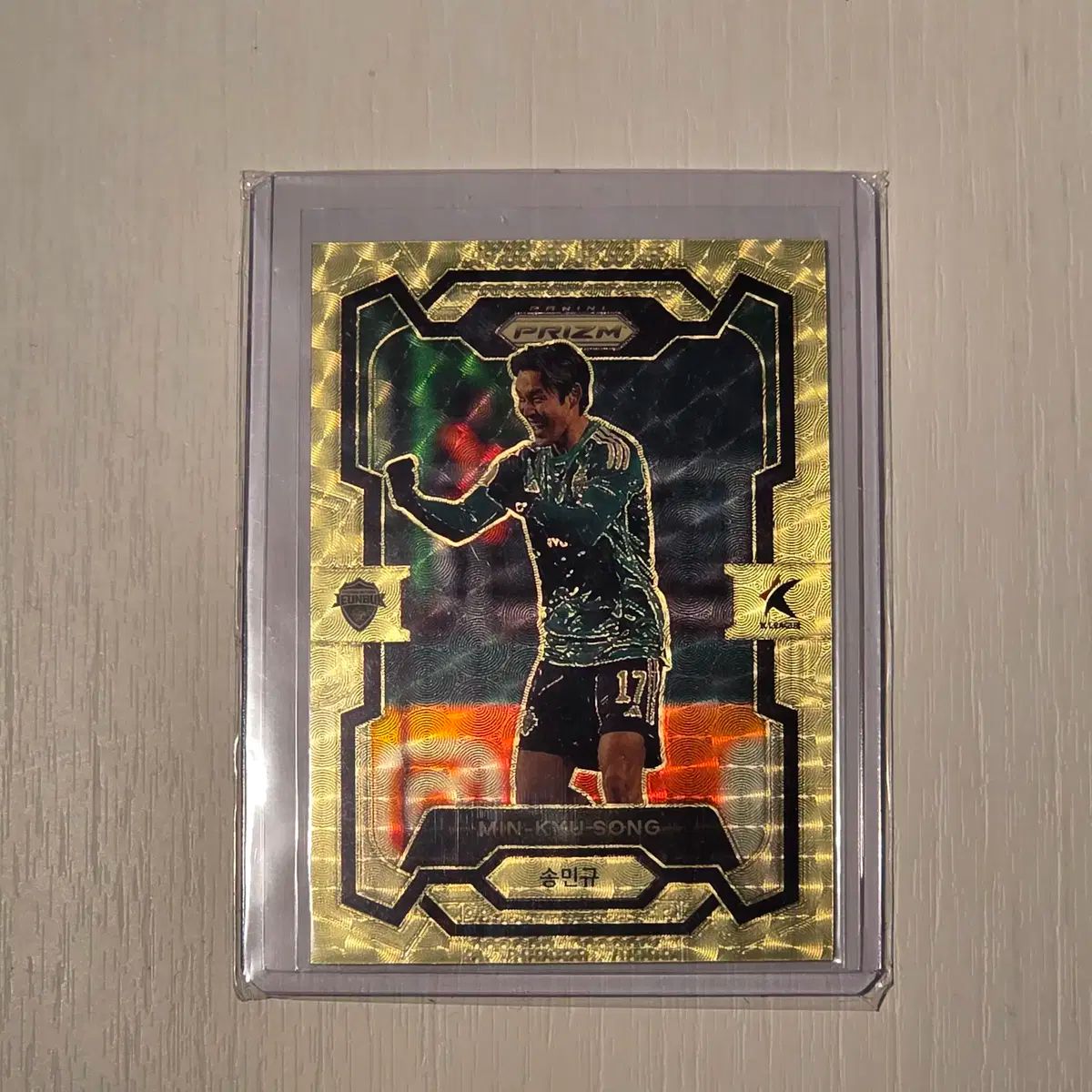 2025 Panini パニーニ プリズム Kリーグ 宋 旻揆 ソン ミンギュ ゴールドパワー 5