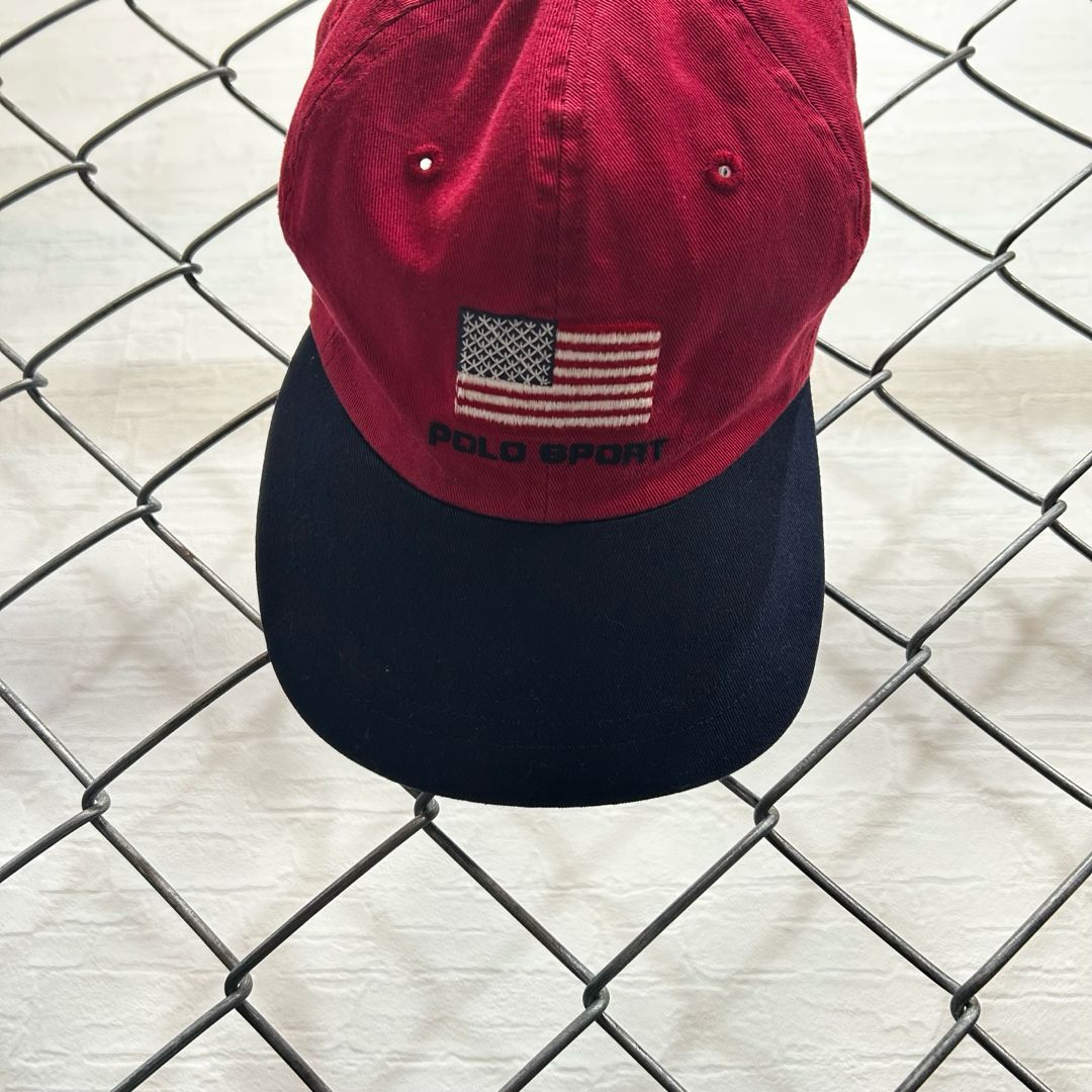 90s 90's POLO SPORT RALPH LAUREN CAP 90年代 ポロスポーツ ラルフ