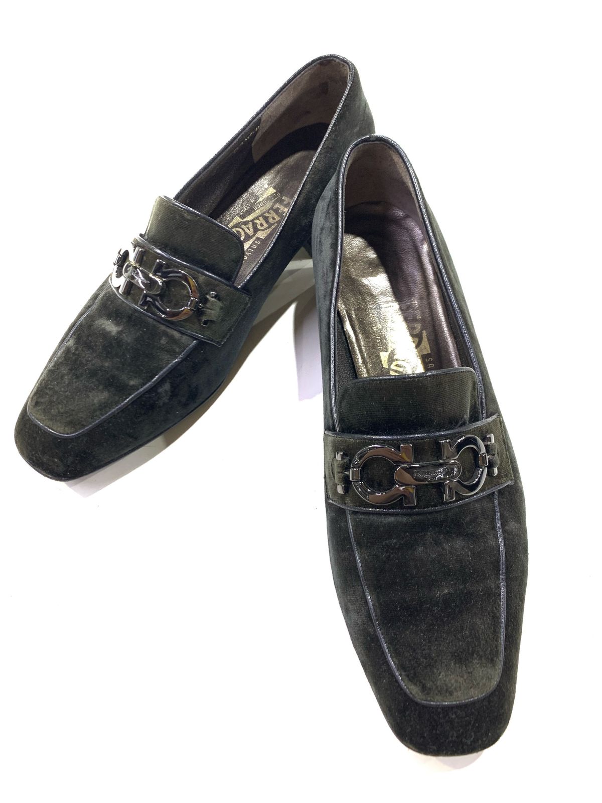サルバトーレフェラガモ　フラットシューズ SALVATORE FERRAGAMO サルバトーレフェラガモ 58108 GANCINI