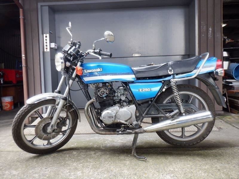 カワサキ Z250FT フロントフェンダー 18インチ用 フロント フェンダー メッキ Z400FX Z750FX 350SS