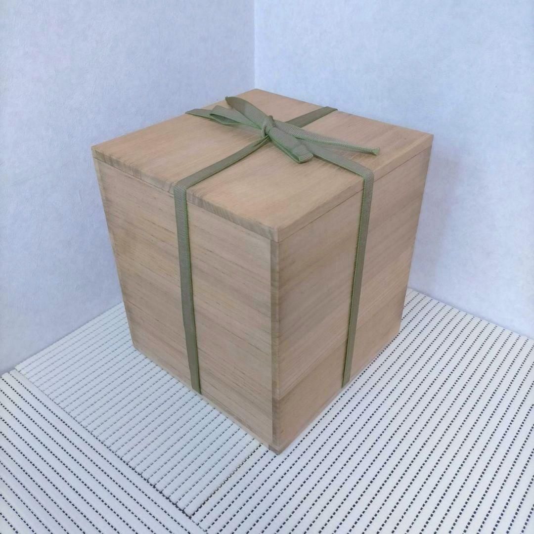 備前焼 吉延豊丘 水指 福耳 共布 友箱 茶道具 作家 しおり 四方桟蓋 備前焼 吉延豊丘 水指 福耳 共布 友箱 茶道具 作家 しおり 四方桟蓋