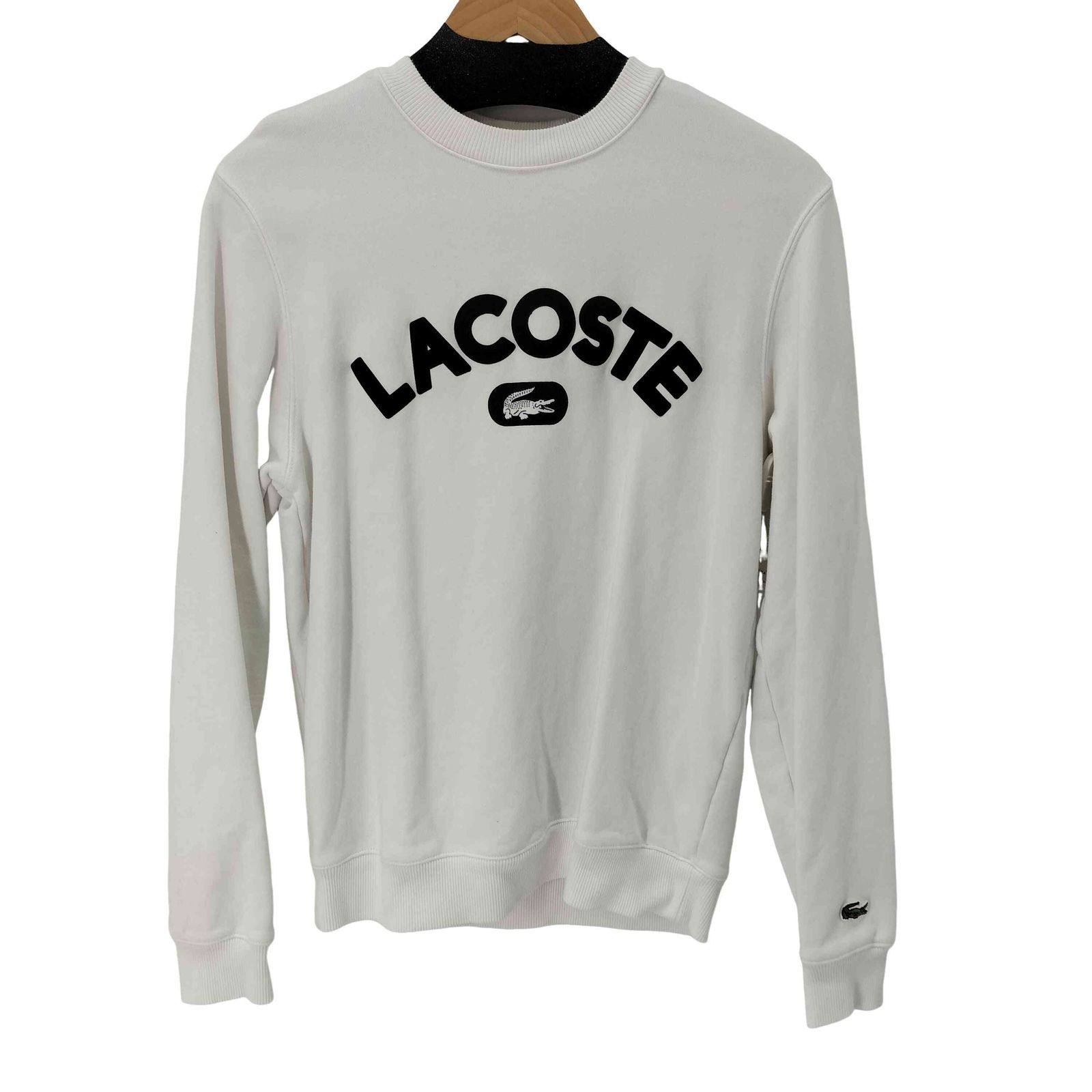 LACOSTE ラコステ メンズ カレッジロゴクルーネックスウェット Mサイズ 