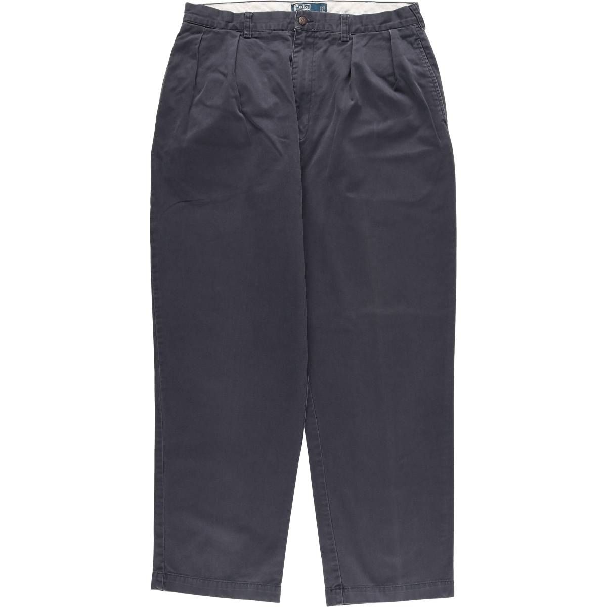 古着 ラルフローレン Ralph Lauren POLO by Ralph Lauren ANDREW PANT ツータック チノパンツ メンズw32相当/eaa524829