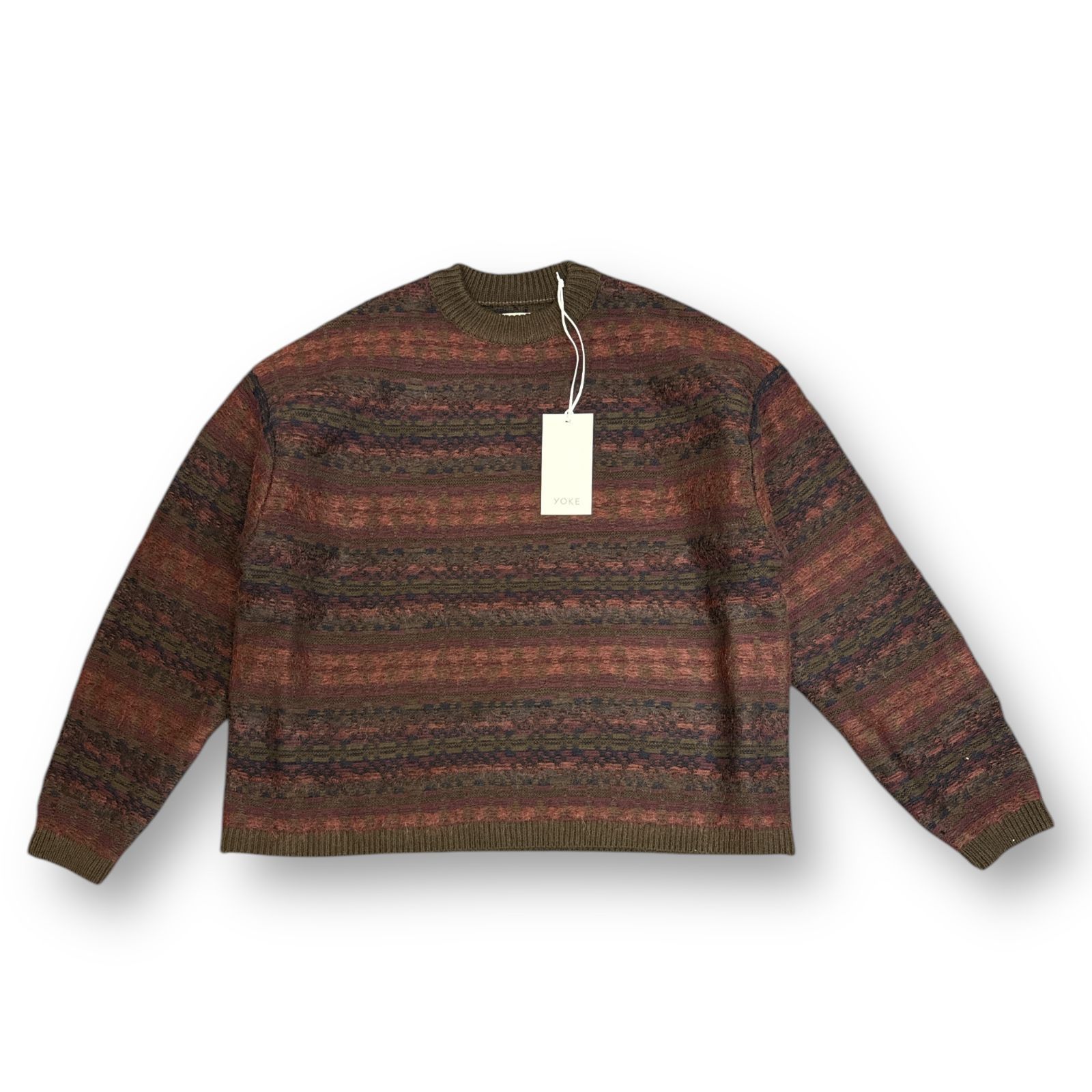 定価57200円 新品 YOKE 23AW クルーネックニット セーター ヨーク 