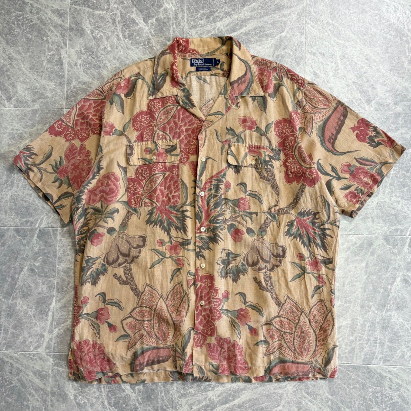 90s Polo Ralph Lauren Open Collar Shirt