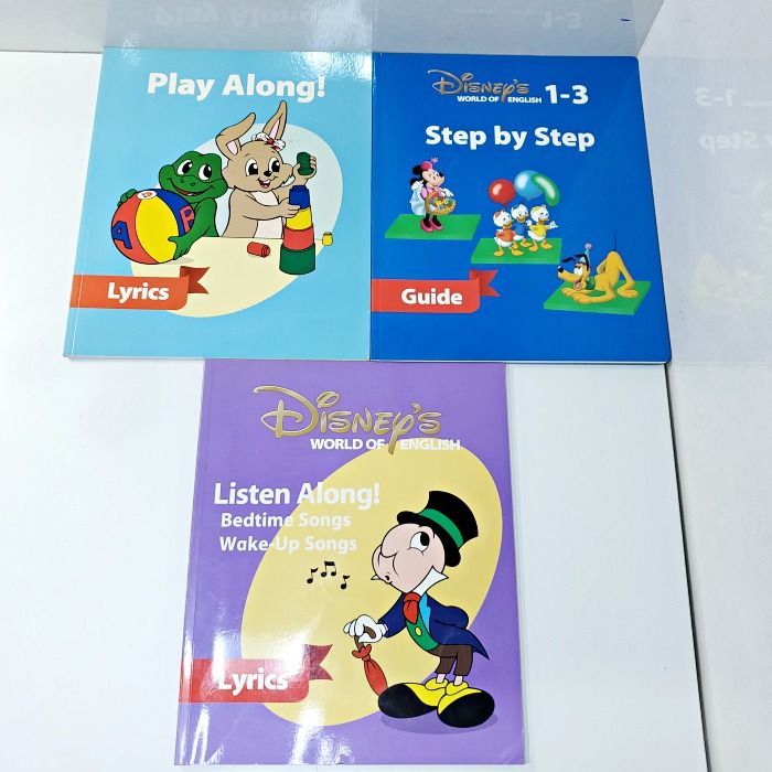 ワールドディズニーオブイングリッシュsing along本とのセット ディズニーワールドイングリッシュDWE ブック4冊セット ☆最新版