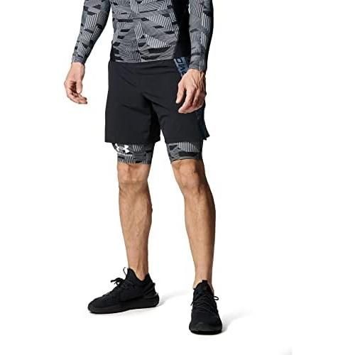 アンダーアーマー UNDER ARMOUR アイソチル コンプレッション ロングショーツ メンズ 1378347 ブラック Lサイズ