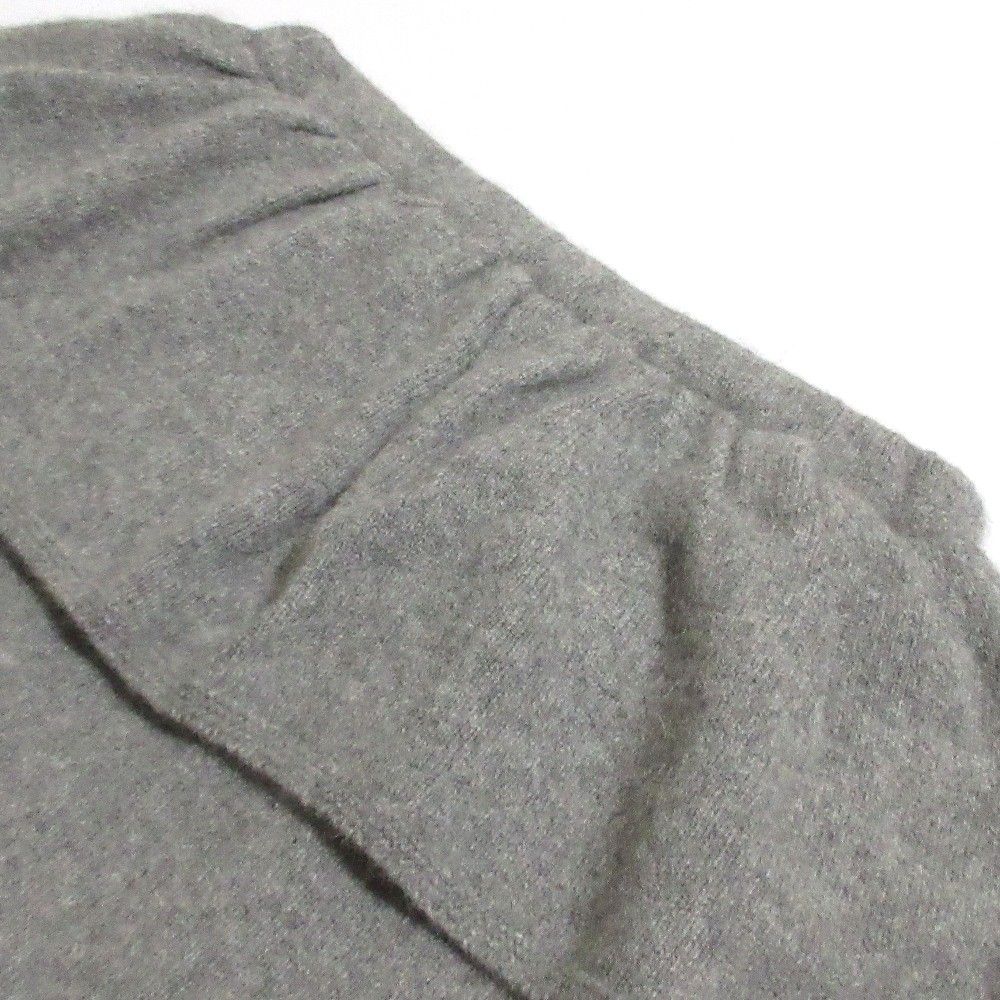 美品 24AW enrica エンリカ ラクーンウール ウエストゴム フリルニット  