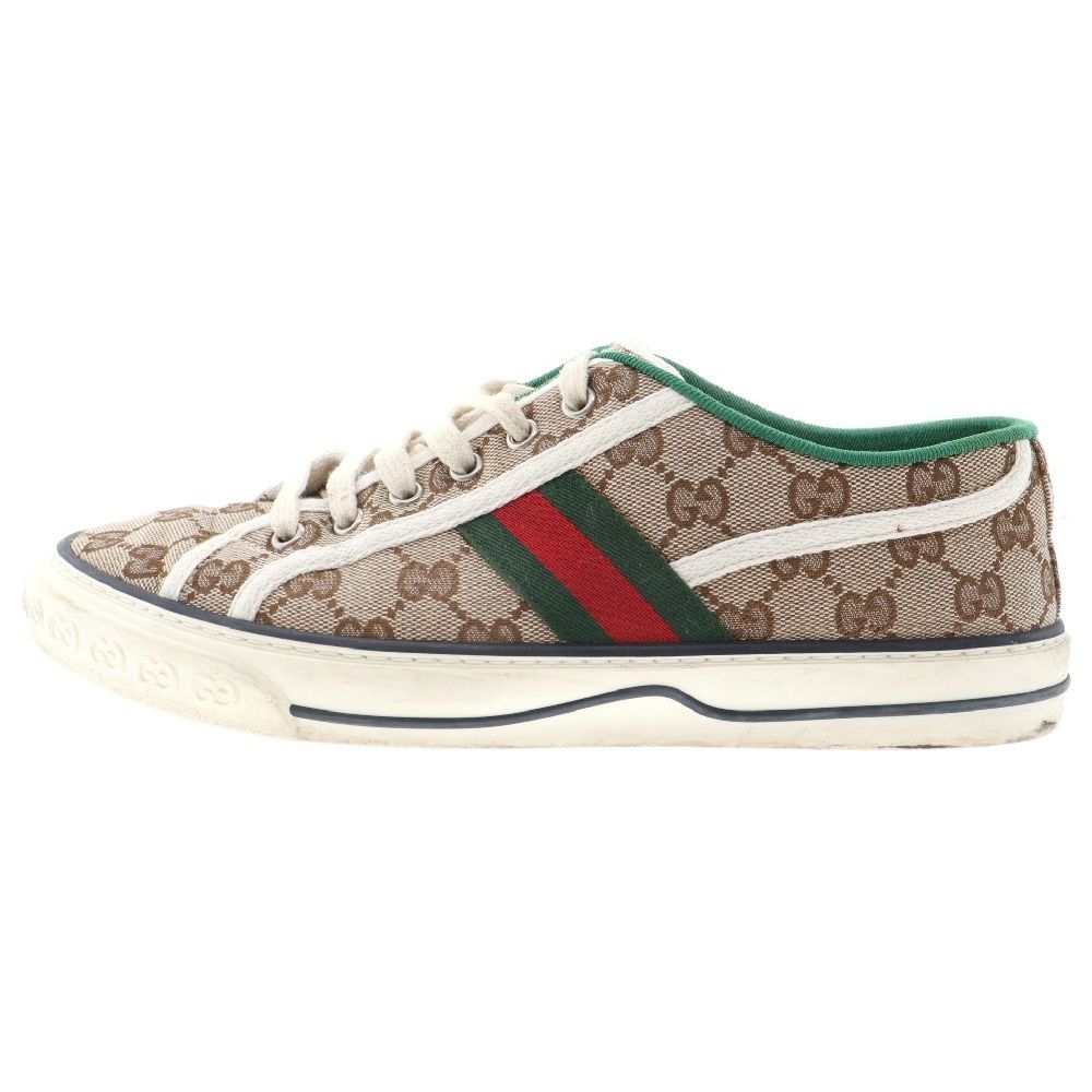 GUCCI (グッチ) TENNIS 1977 キャンバス生地 総柄 ローカット 