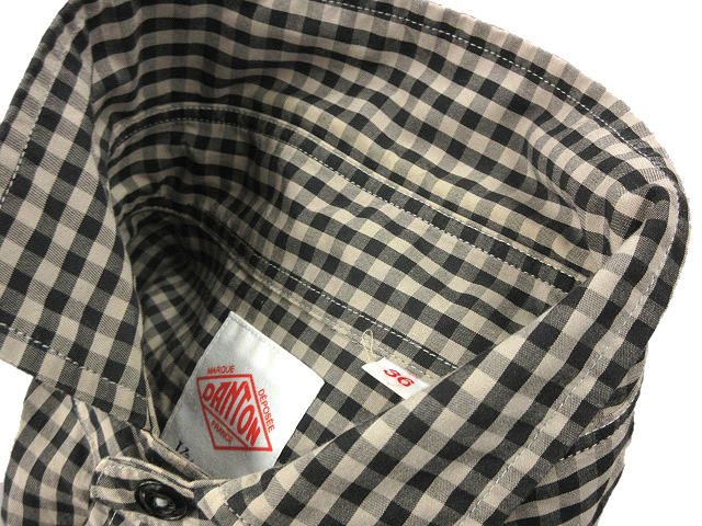 ダントン DANTON プルオーバー シャツ ワンピース 36 コットン