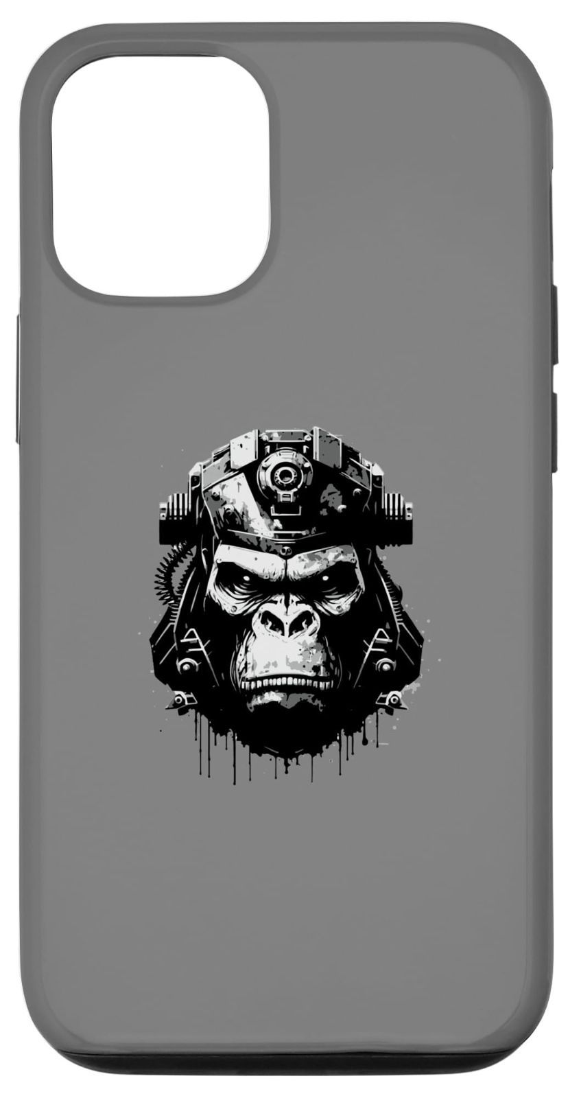 【在庫セール】iPhone 14 Robot Sci-Fi Skull Science Fiction Android Monkey Bot スマホケース
