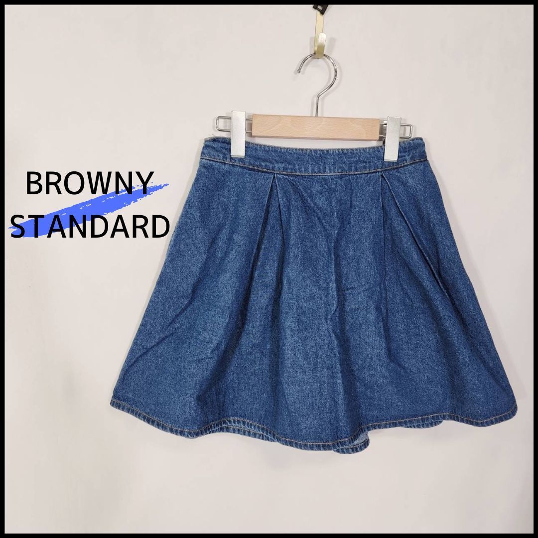 オーバーのアイテム取扱☆ BROWNY STANDARD ミニスカートFREEサイズ