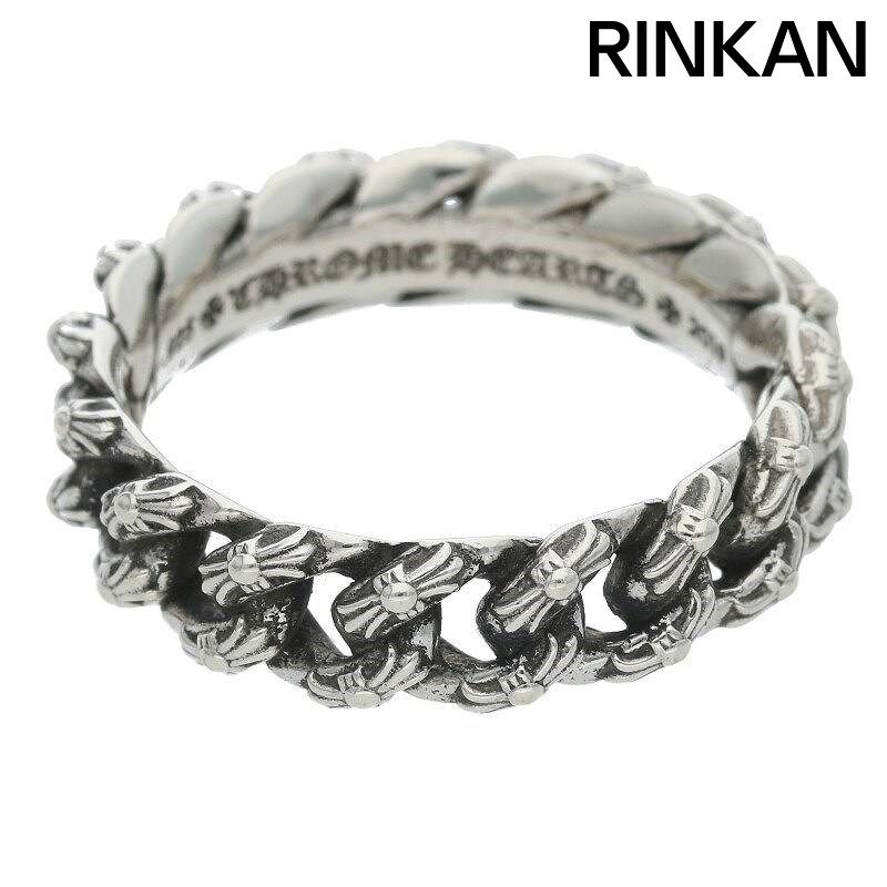 クロムハーツ シルバーリング CHROME HEARTS Tiny E CH Band Sliver Ring Size 14号 クロム