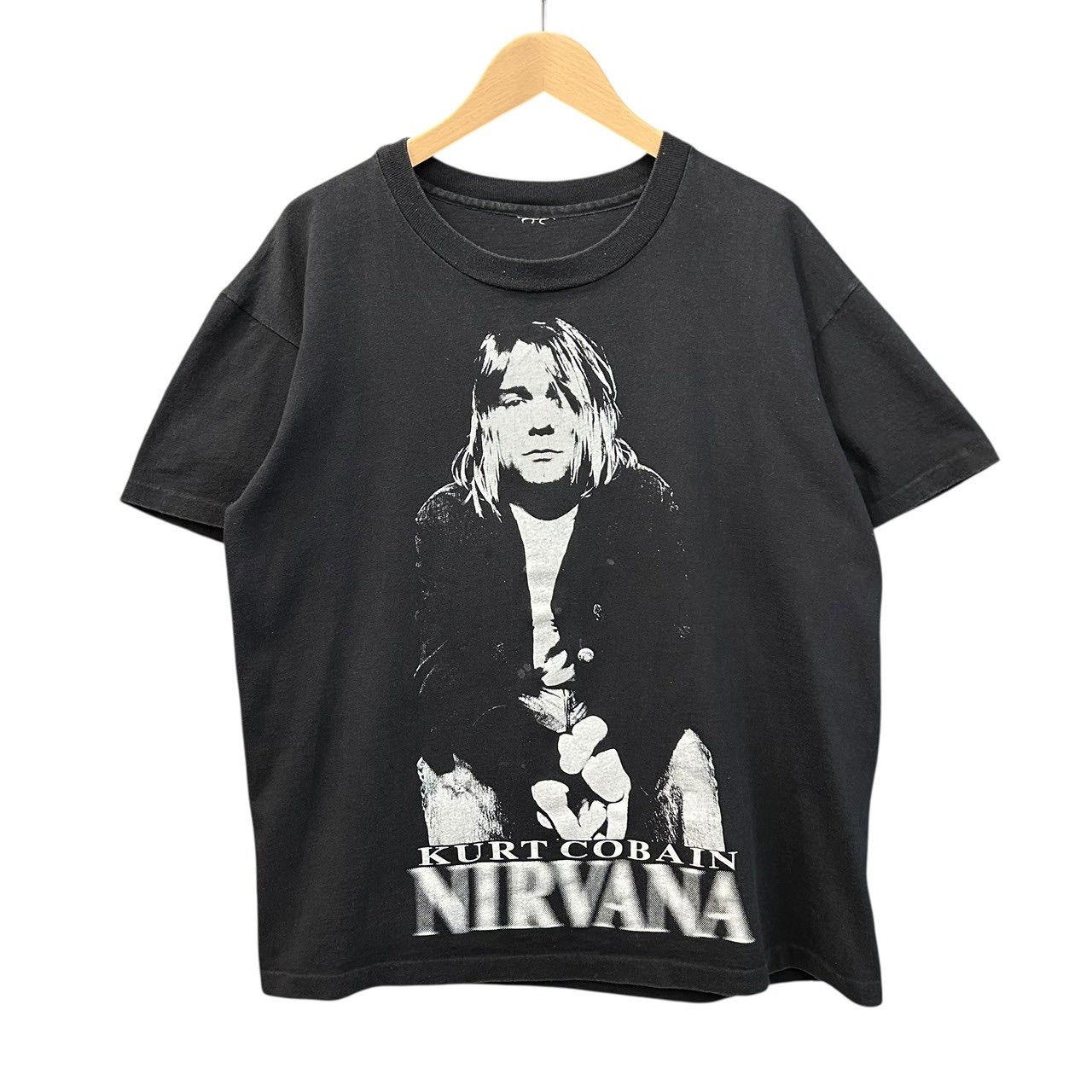 90s ビンテージ KURT COBAIN 両面プリント バンド Tシャツ