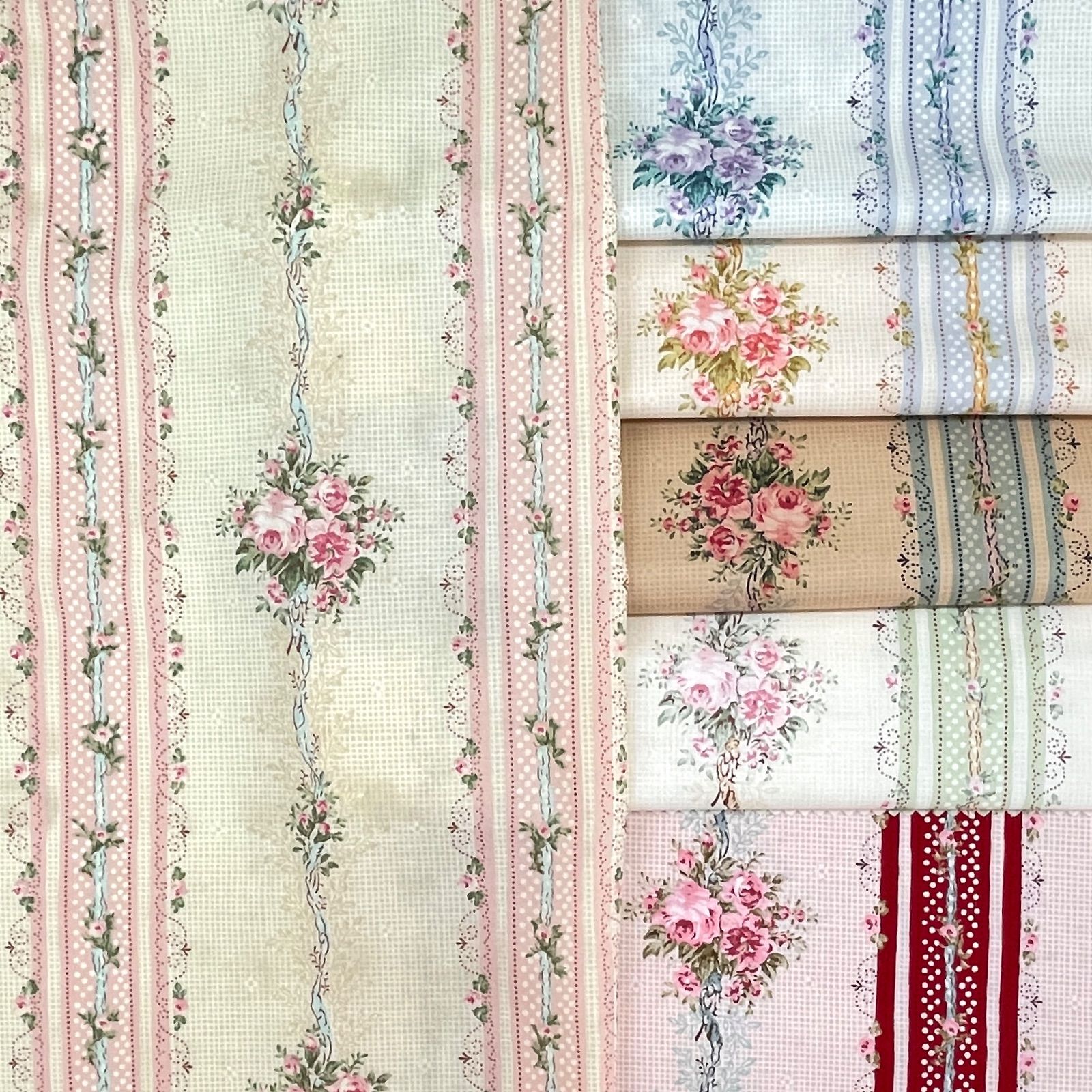 バラ柄/綿100％/ジャガード/YUWA/セットクロス/Y-441 バラ柄⁄綿100％⁄ジャガード⁄YUWA⁄セットクロス⁄Y-441 バラ柄⁄綿100%⁄