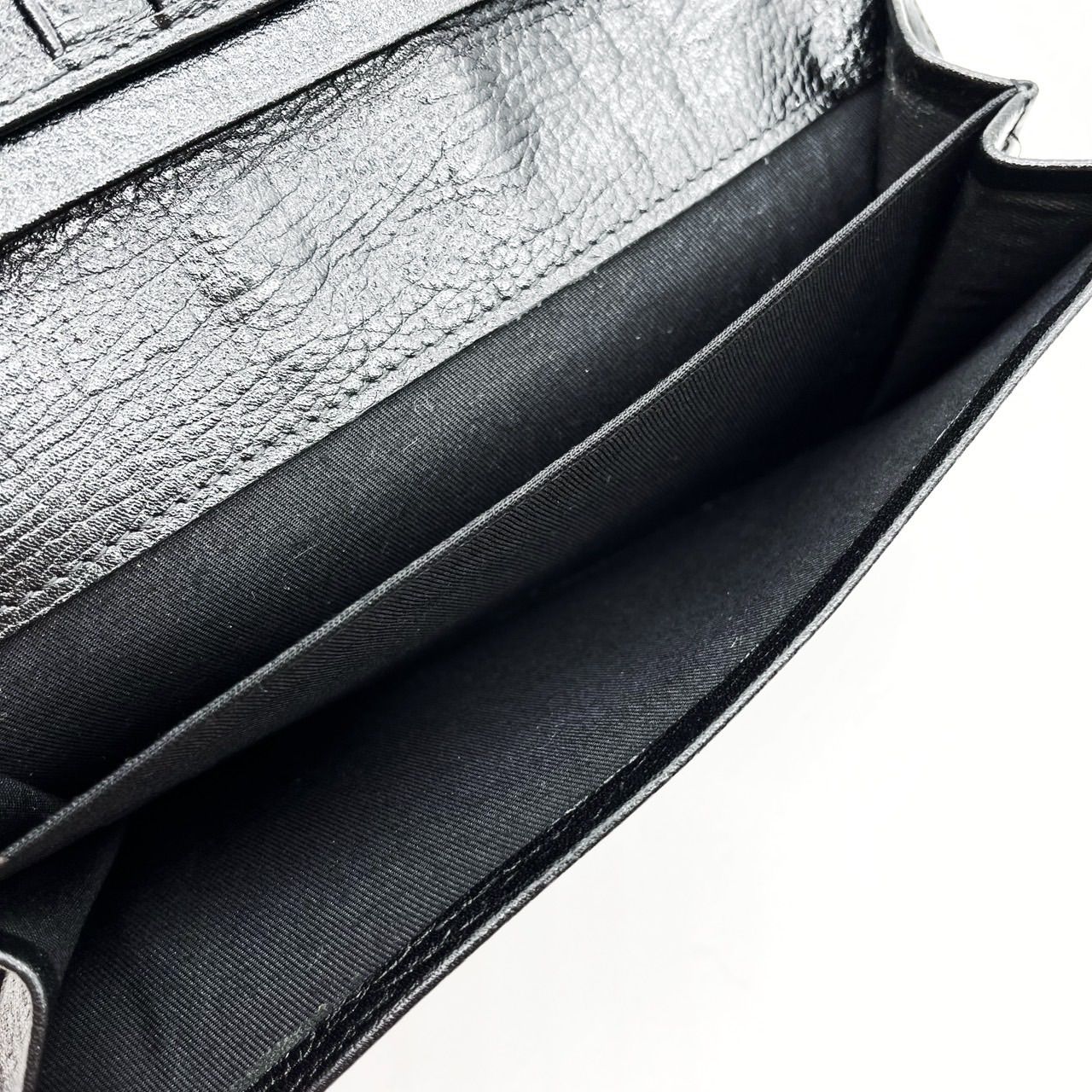 良品】 GUCCI グッチ 長財布 シェリーライン GG柄 G金具 シルバー金具 