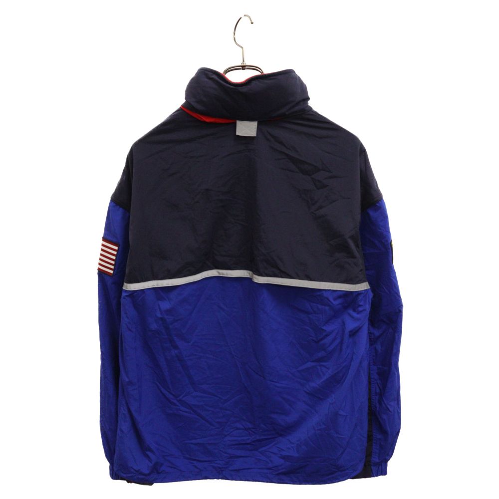 POLO RALPH LAUREN (ポロラルフローレン) HI TECH PO LINED JACKET ハーフジップナイロンパーカー アノラック ジャケット ブルー/ネイビー - メルカリ