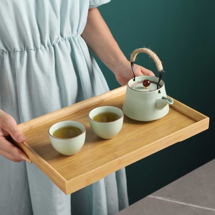 トレー 木製 竹 カフェトレー 50*38cm 44*32cm 木製トレイ 木製