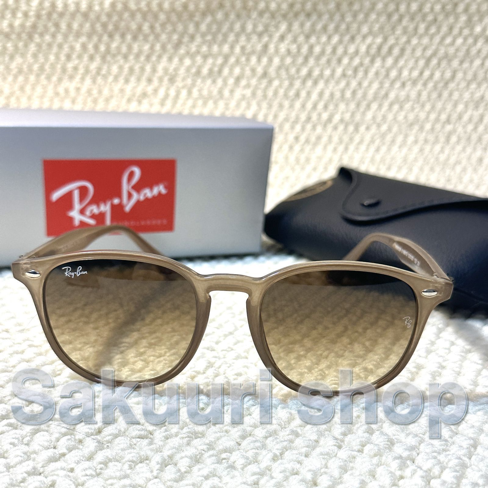 未使用 レイバン RayBan RB4259F/616613サングラス クラシック/ベージュ 男女兼用 実物写真 - メルカリ