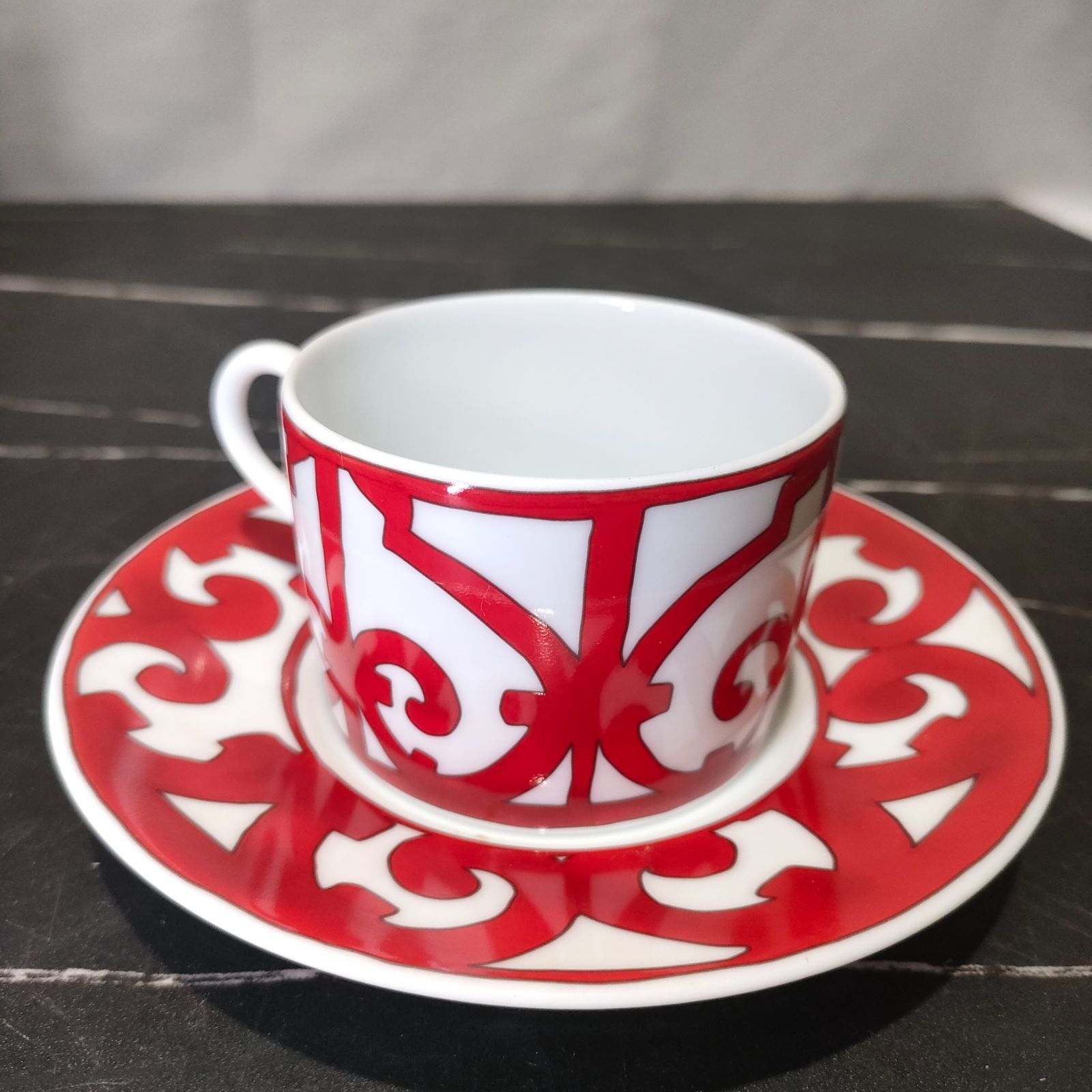 ③ HERMES エルメス ガダルキヴィール コーヒーカップ&ソーサー