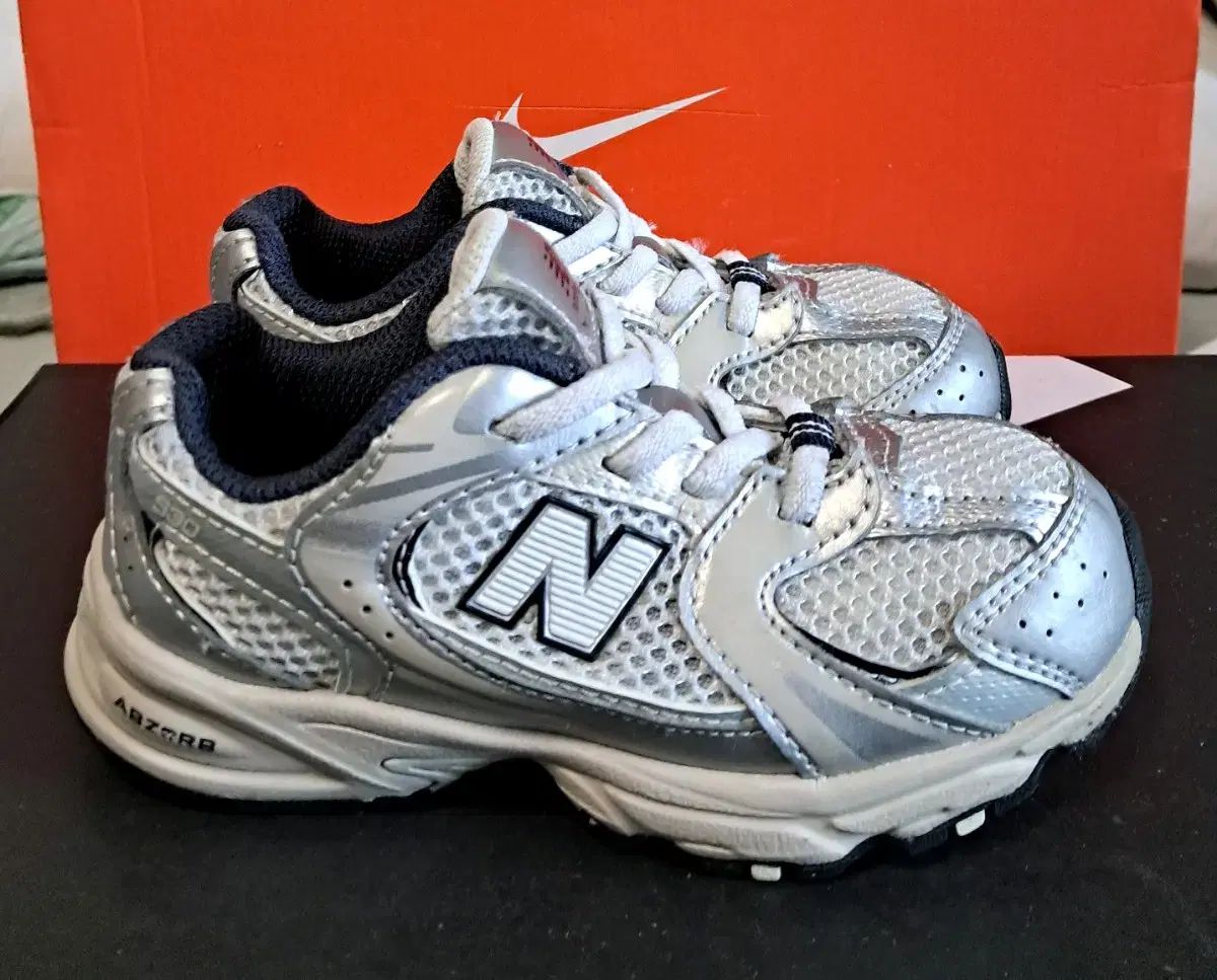 new balance kids ニューバランスキッズ 530 150 スニーカー スチールグレー ほぼ