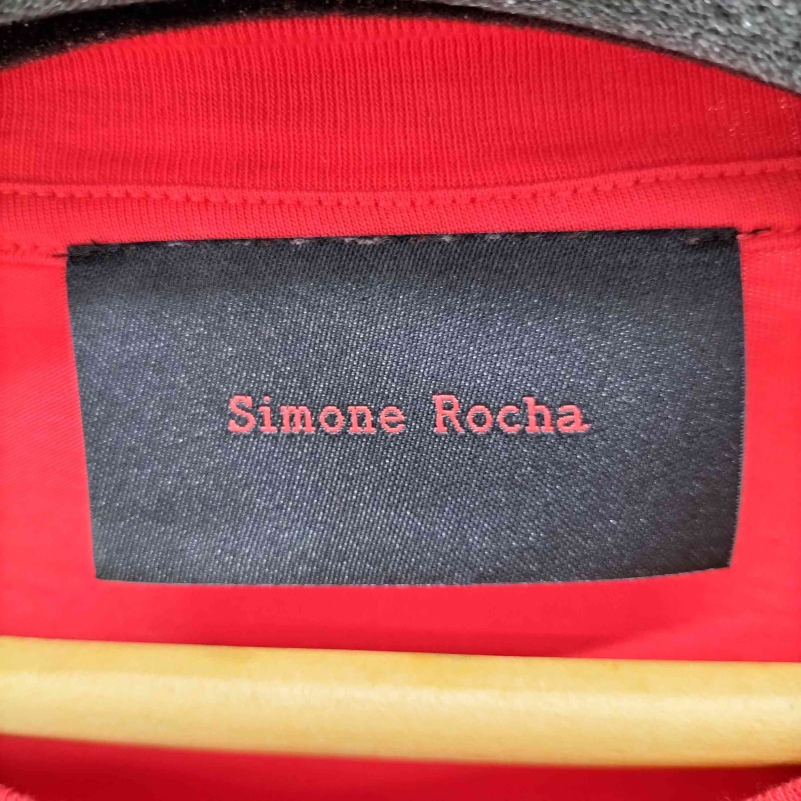 SIMONE ROCHA プリントコットンジャージーTシャツ シモーネロシャ Simone Rocha Ruffle Frill T-Shirt メンズ