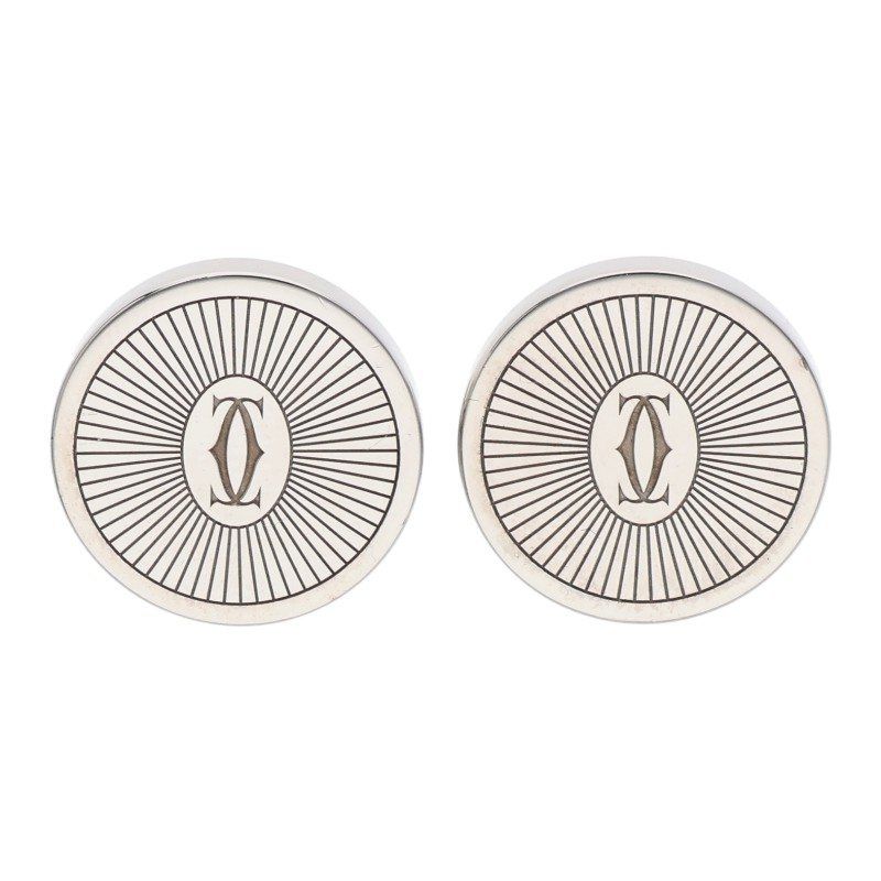 カルティエ ドゥーブルC シルバーカフス メンズ