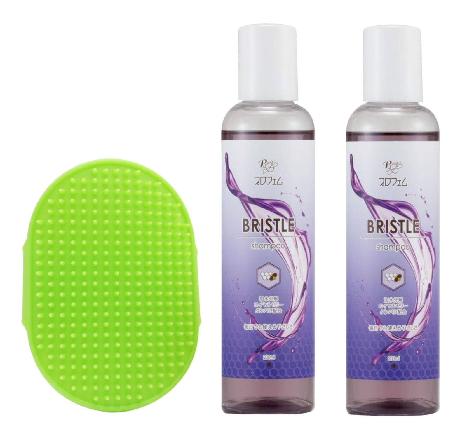 [プロフェム] ブリスル シャンプー やわらかブラシ付き (03.シャンプー200ml 2本セット) [03.シャンプー200ml 2本セット]
