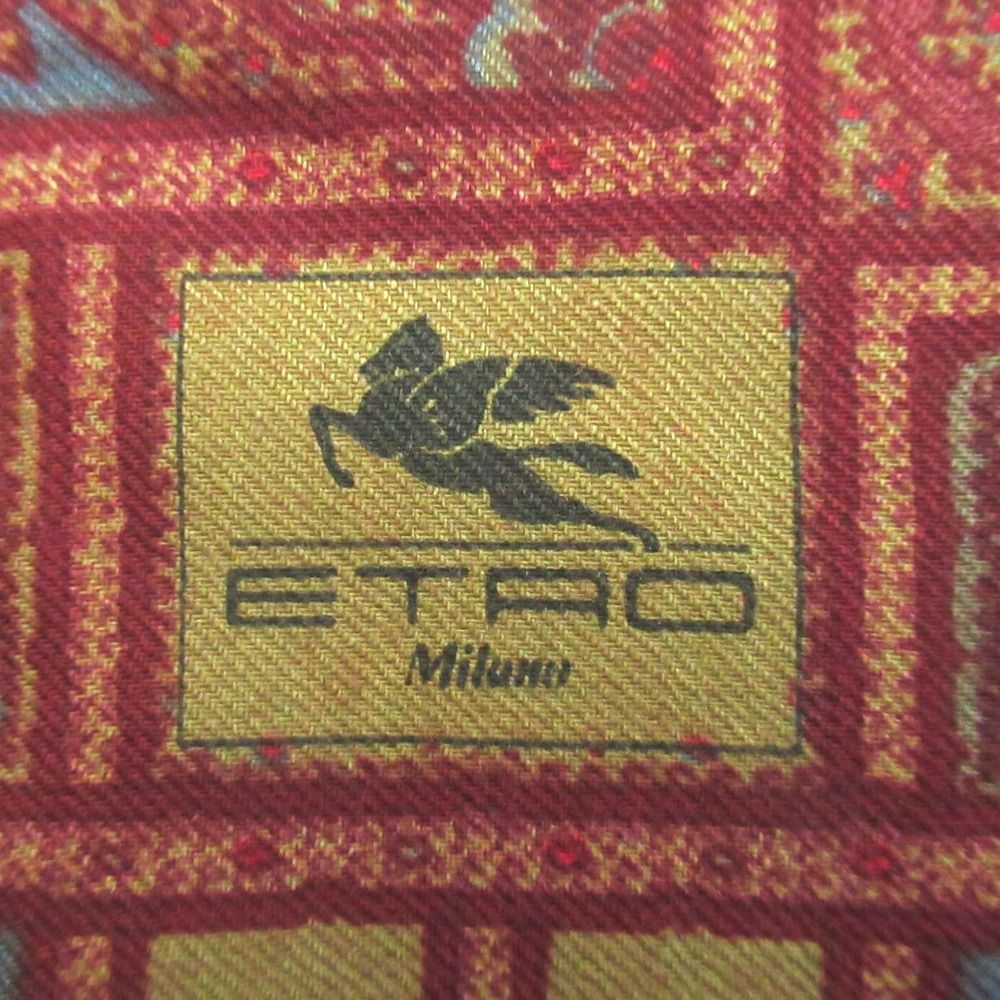 未使用品　超美品　エトロETROストール　大判　ペイズリー柄　ウール×シルク 三越伊勢丹 | ETRO/エトロ_Women通販 | プリント ウール&シルク