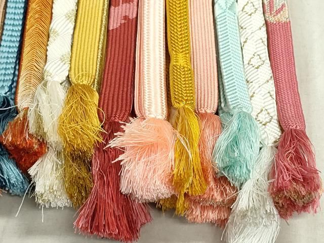 平和屋着物○和装小物 帯締め20本 高麗組 奈良組 笹浪組