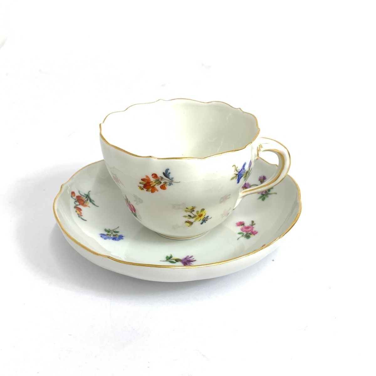 Meissen マイセン スキャタードフラワー 小花散らし カップ＆ソーサー 